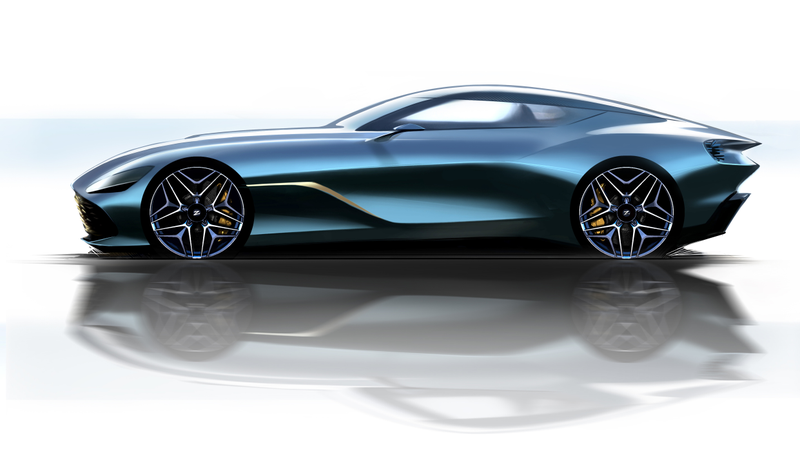 Illustration for article titled The Aston Martin DBS GT Zagato Rendering Looks Like a Sleek Fish